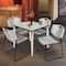 Regency Kahlo Square Table & Chair Sets, 36 W, 36 L, 29 H, Wood, Metal, Polypropylene Top, Maple TPL3636PLCM44GY - alternate 3